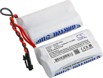 Zdjęcie produktu dla TECHTEK Bateria kompatybilny z [Winfield] 6800-12-1, kompatybilny z [Saflock] 6800121, S90040, Select 6, kompatybilny z [Saft] 720553000 zastępuje 6