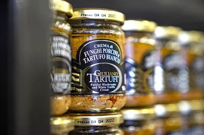 Produktbild von Krém z porcini a bielych hľuzoviek 160 gr Giuliano Tartufi