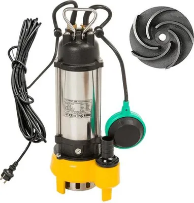 Immagine prodotto di IBO | Pompa Sommersa WQF 250 - 250 W - Acciaio Inossidabile - Interruttore Automatico - Efficiente E Durevole