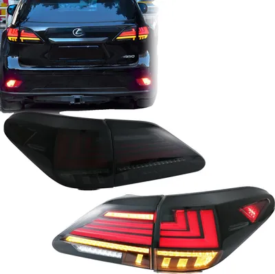 Image de Feux arrière à LED, 12V, 35W, 3400 lumens, clignotants séquentiels, compatibles avec les modèles Lexus RX350 et RX450h de 2010 à 2015