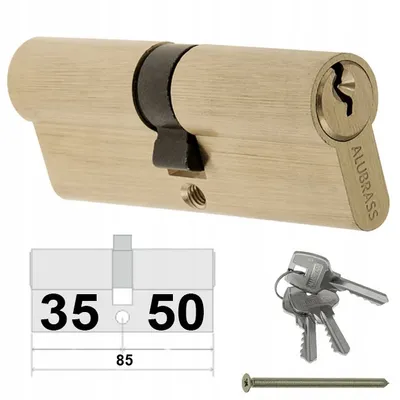 Obrázek produktu pro Alubrass Vložka do zámku mosiądz 35/50 mm