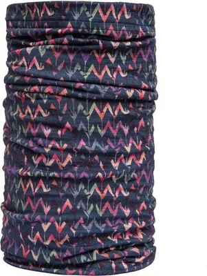 Produktbild von Sensor Tube Merino Impress Halswärmer – dunkelblau Origami-Muster 22200103