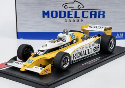 Zdjęcie produktu dla Renault RS10 nr 16 Équipe Renault Elf GP Wielkiej Brytanii R. Arnoux 1979 MCG 1:18