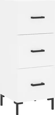 Immagine prodotto di vidaXL Credenza bianca 34,5x34x90 cm Materiale a base di legno