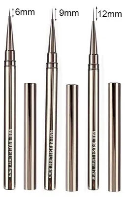Obrázek produktu pro Sada kartáčků na nehty, přesné použití, ergonomický design, 3 kusy