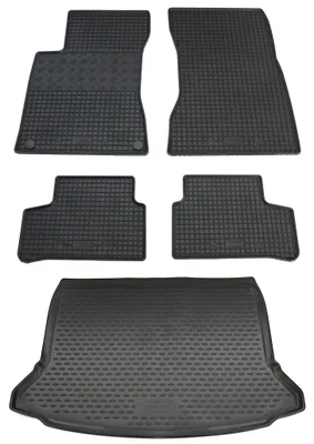 Produktbild von Gummi Kofferraumwanne + Fußmatten Set für Mercedes W177 A-Klasse, Bj. 5/2018-