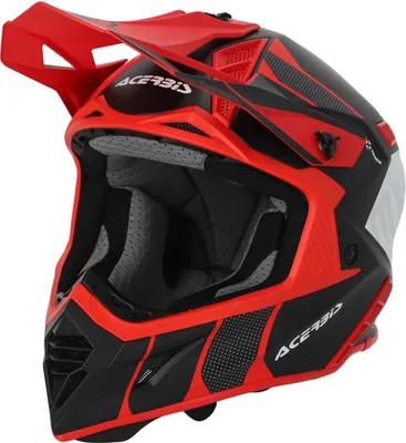 Produktbild von Acerbis X-Track 2023 Motocross Helm, schwarz/rot, S (55/56)