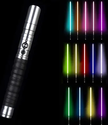 Produktbild von Dopwii Spielzeug Schwerter RGB Lichtschwert Klinge variabel Lichtschwert mit Sound Effect Lichtschwert Metallgriff