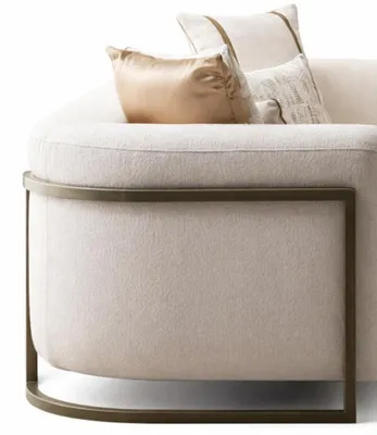 Produktbild von Modernes Wohnzimmer-Set 4+3+1-Sitzer Couchtisch Beistelltisch Polstersofas
