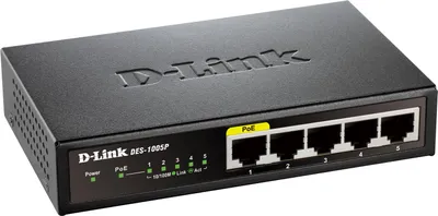 Produktbild von D-Link DES-1005P 5-port PoE Fast Ethernet Desktop Switch