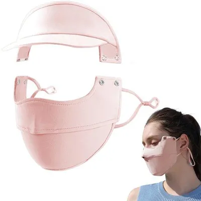 Produktbild von Sommerschutz für Frauen - Gesichtsmaske aus Eis - multifunktionell - mit Augenschutz und UV-Schutz - für Frauen für Wanderungen im Sommer