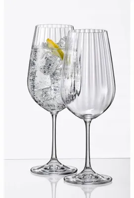 Produktbild von Bohemia Waterfall Weingläser und Cocktailgläser 550 ml 6er Set