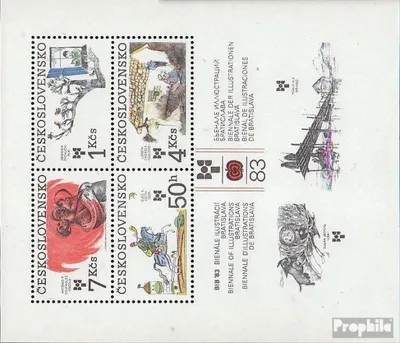 Produktbild von Briefmarken Tschechoslowakei 1983 Mi Block55 (kompl.Ausg.) gestempelt Kinderbuch