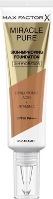 Obrázek produktu pro MAX FACTOR Foundation Miracle Pure 85 Caramel, LSF 30, 30 ml