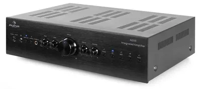 Obrázok produktu pre Auna zosilňovač, HiFi stereo mini zosilňovač, HiFi zosilňovač s ovládaním basov a výšok, 2-kanálový audio zosilňovač, stereo zosilňovač a reproduktor s diaľkovým ovládaním a AUX vstupom, AV prijímač pre MP3 a CD