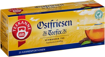 Produktbild von Teekanne Ostfriesen Teefix (25x2,8g Packung)