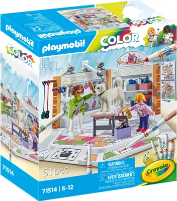 Image de PLAYMOBIL 71514 Salon de toilettage pour chiens