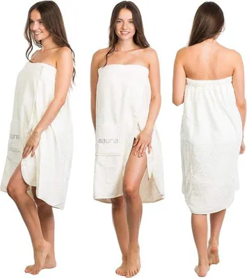 Produktbild von Bequeme Damen-Sauna-Kapuze mit Verstellbarer Schnürung und Taschen