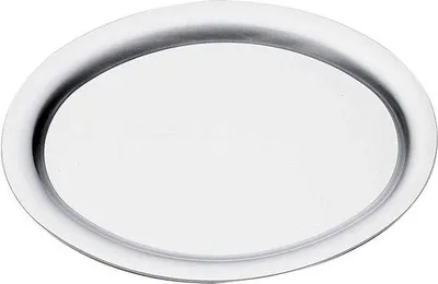 Image de Plateau ovale en acier 23 x 18 cm