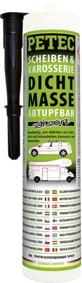 Produktbild von Petec Scheiben Karosseriedichtmasse Scheibendichtmasse schwarz 310ml 83300