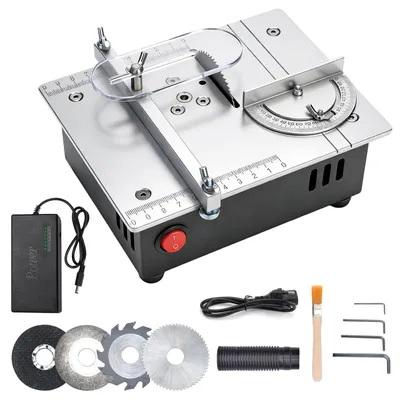Productafbeelding van Tafelcirkelzaag Mini - 96 Watt Vermogen - 18x14x8 cm Afmetingen