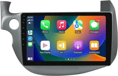 Produktbild von Autoradio mit Bluetooth und CarPlay für Honda Fit und Jazz (2007–2013) – kompatibel mit Apple und Android – Stereoanlage mit Navigationssystem – 2 GB RAM, 32 GB Speicher