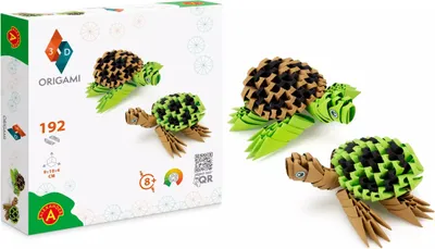 Produktbild von Alexander Toys ORIGAMI 3D – Turtles, Origami-Set für Kinder, 8 Jahr(e), Papier, Mehrfarbig, 192 Stück(e)