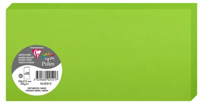 Image de Pollen by Clairefontaine Carte double DL, menthe