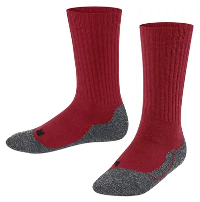 Image de Chaussettes pour enfants FALKE, unies, modèle Active Warm K, en laine et matières fonctionnelles, épaisses et respirantes