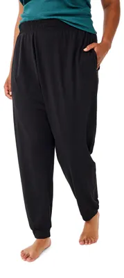 Produktbild von Zizzi Damen Große Größen Nacht Hosen Baumwolle Taschen Größe 42–60 Gr S Black