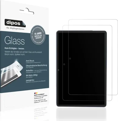 Produktbild von 2x Schutzfolie für Tabwee W90 matt - Anti-Shock 9H Folie dipos Glass Kunststoffglas