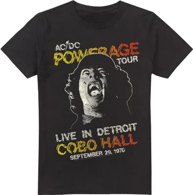 Produktbild von AC/DC - "Powerage Tour" T-Shirt für Herren TV13314 (XXL) (Schwarz)