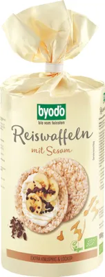 Produktbild von Byodo Bio Reiswaffeln mit Sesam 100 g