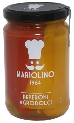 Immagine prodotto di Peperoncini agrodolci 314 ml. - Mariolino
