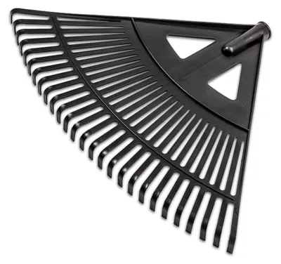 Produktbild von Garronda 580x405 mm 27 Zähne Rasenrechen Laubrechen Gartenrechen Schwarz GD-0259
