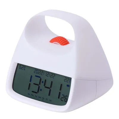 Produktbild von LED Nachtlicht,Wecker Digital LED,Snooze-Funktion,2 Helligkeitseinstellungen Tragbar Schlafhilfe mit Temperatur Und Feuchtigkeitsanzeige