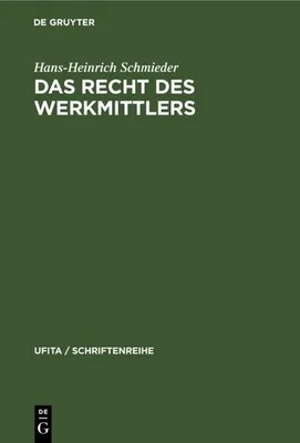 Produktbild von Das Recht des Werkmittlers