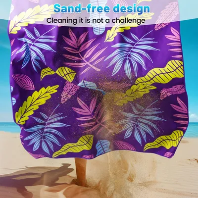 Zdjęcie produktu dla Ręcznik plażowy 90 x 180 cm, zestaw 2 szt., mikrofibra, bez piasku, dla kobiet