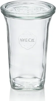 Produktbild von 42x Weck Glas Quadroglas mit Deckel Quadro 795 ml