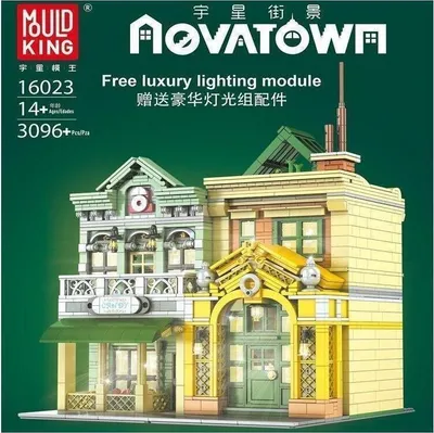 Produktbild von Französisches Restaurant Klemmbaustein-Set, 3096 Teile, modular