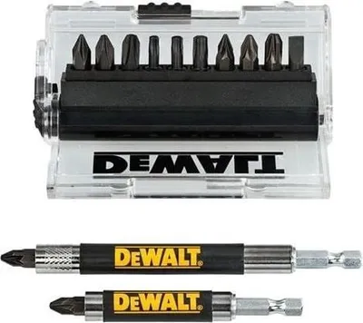 Zdjęcie produktu dla DeWALT DT70512T-QZ, 12 szt., Phillips, Pozidriv, Gniazdo, Torx, PH 1, PH 2, PH 3, PZ 1, PZ 2, PZ 3, T20, T25, T30, Sześciokątny