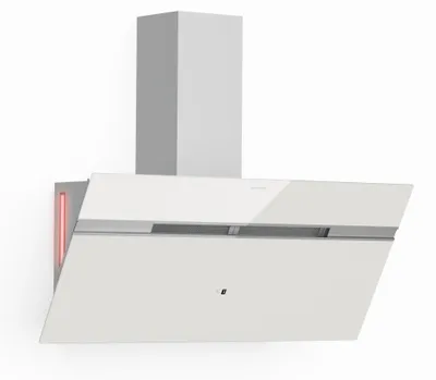 Image de Klarstein Alina Hotte Aspirante - 90 cm Hotte Décorative, 690 m³/h, Classe A++, Éclairage LED, Silencieuse 52 dB, Mode Évacuation & Recirculation,Tactile, Blanche