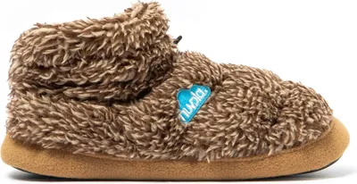 Produktbild von NUVOLA. Hausschuhe Herren Damen rutschfester Sohle warm gepolstert bequem braun 42/43 EU - UNBOC