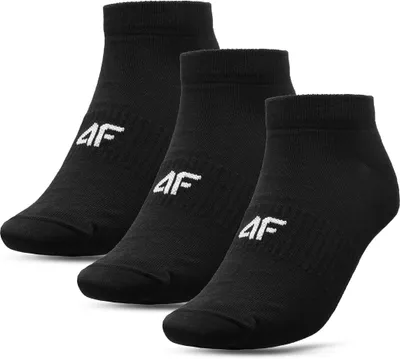 Image de Chaussettes Homme 4F SOM301 Lot de 3 Noir Coton