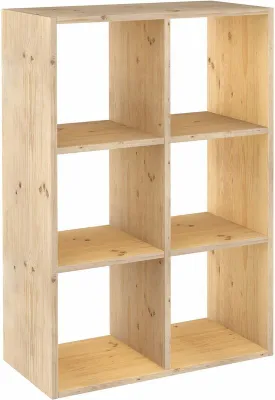 Produktbild von Astigarraga Astigarraga Fächerschrank offen - 6 Fächer - PEFC Kiefer - 105x71cm
