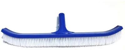 Image de Brosse pour piscine - 45 cm, brosse pour fond et parois, en caoutchouc, accessoire de nettoyage