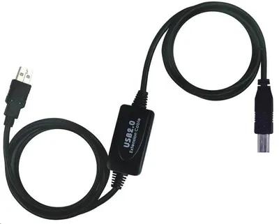 Zdjęcie produktu dla Kabel wzmacniacza USB 2.0 i kabel połączeniowy A/M-B/M 20 m