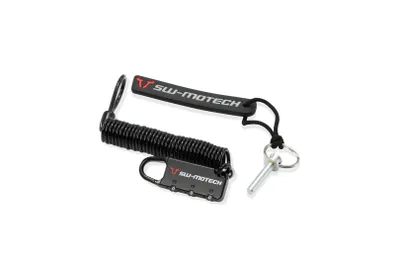 Obrázok produktu pre SW-Motech zariadenie proti krádeži pre bezpečnostný kolík batohu na nádrž PRO/ EVO / káblový zámok batohu na motorku.