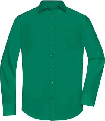 Produktbild von Klassisches Shirt aus pflegeleichtem Mischgewebe irish-green, Gr. S