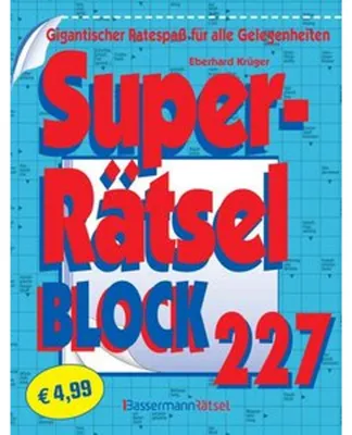 Immagine prodotto di Superrätselblock 227 (5 Exemplare à 4,99 EUR)
